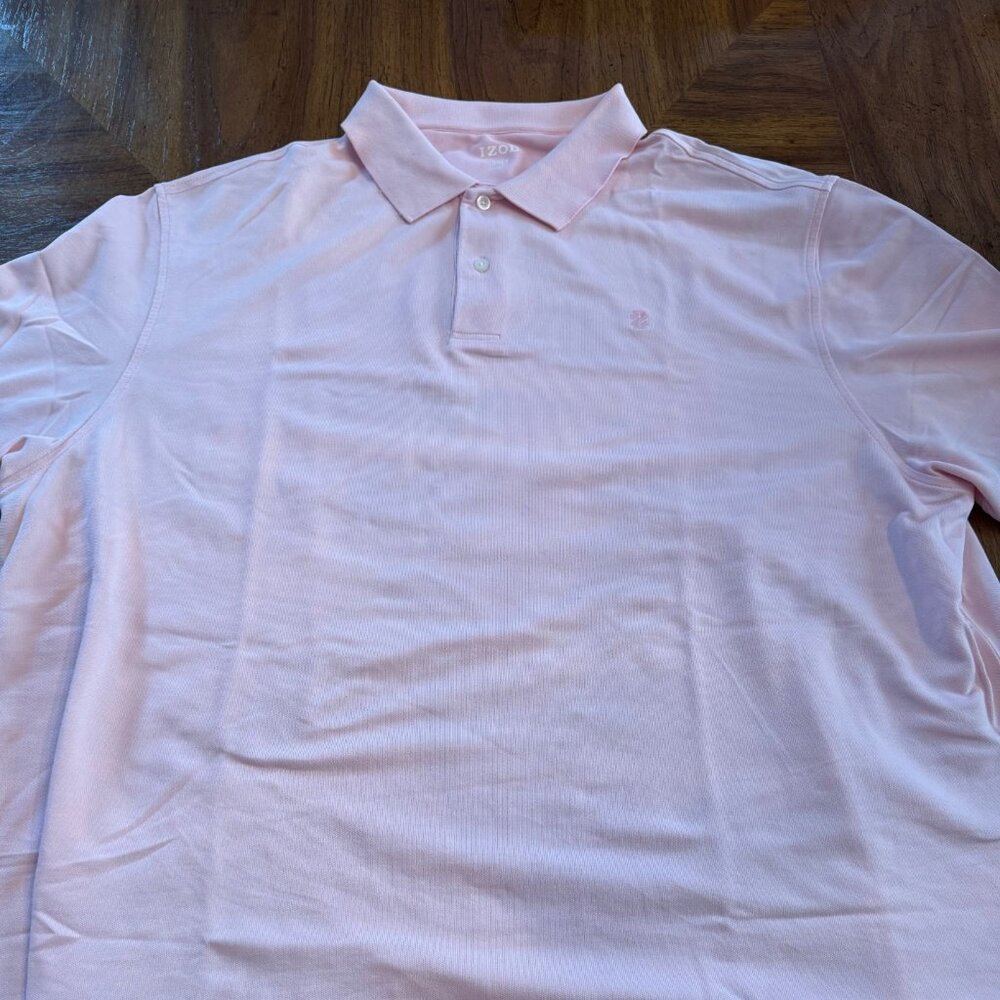 IZOD Polo - Light Pink Size 3XLT - Picture 2 of 5